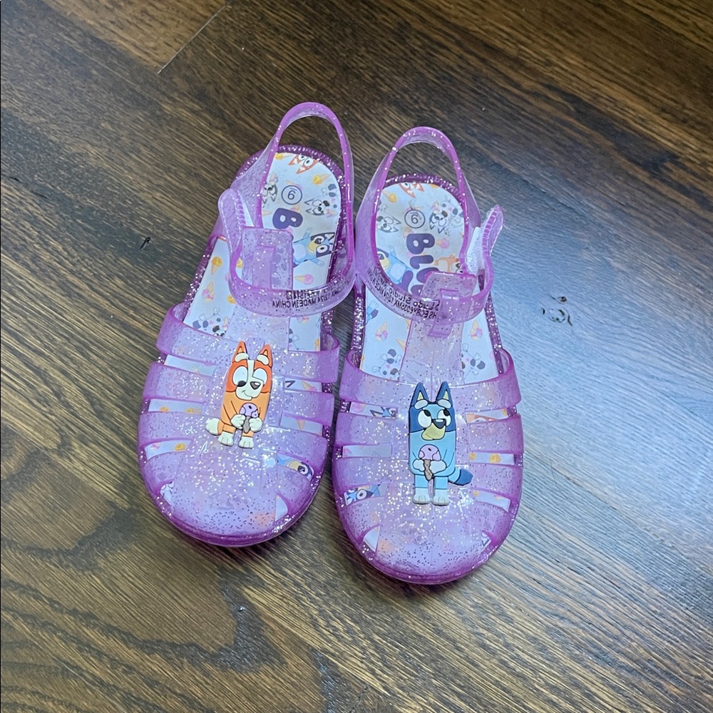 Purple Glitter Kids Jellies with Bluey and Bingo